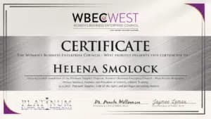 WBEC West award