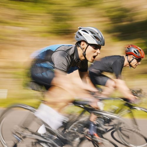 Man,,Mountain,And,Cycling,In,Motion,Blur,,Speed,And,Helmet
